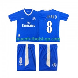 Camiseta de Fútbol Chelsea LAMPARD 8 Retro 2003 2005 Primera Equipación Manga Corta Niño