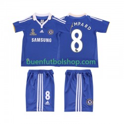 Camiseta de Fútbol Chelsea LAMPARD 8 Retro 2007 2008 Primera Equipación Manga Corta Niño