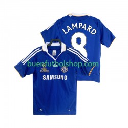 Camiseta de Fútbol Chelsea LAMPARD 8 Retro 2007 2008 Primera Equipación Manga Corta Hombre