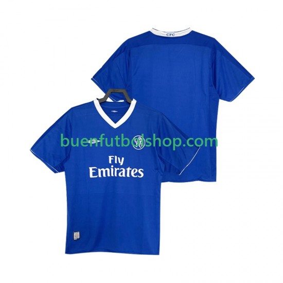 Camiseta de Fútbol Chelsea Retro 2003 2005 Primera Equipación Manga Corta Hombre Camiseta de Fútbol Chelsea Retro 2003 2005 Primera Equipación Manga Corta Hombre