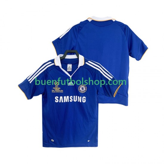 Camiseta de Fútbol Chelsea Retro 2007 2008 Primera Equipación Manga Corta Hombre Camiseta de Fútbol Chelsea Retro 2007 2008 Primera Equipación Manga Corta Hombre