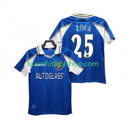 Camiseta de Fútbol Chelsea ZOLA 25 Retro 1997 1999 Primera Equipación Manga Corta Hombre