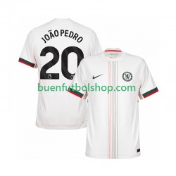 Camiseta de Fútbol Chelsea joao pedro 20 2025-2026 Segunda Equipación Manga Corta Hombre