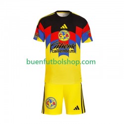 Camiseta de Fútbol Club América 2025-2026 Primera Equipación Manga Corta Niño