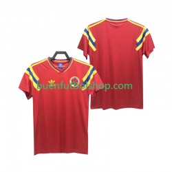 Camiseta de Fútbol Colombia Retro 1990 Segunda Equipación Manga Corta Hombre