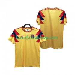 Camiseta de Fútbol Colombia Retro 1990 Primera Equipación Manga Corta Hombre