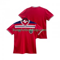 Camiseta de Fútbol Inglaterra Retro 1982 Segunda Equipación Manga Corta Hombre