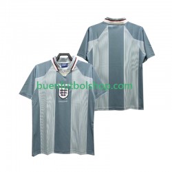 Camiseta de Fútbol Inglaterra Retro 1996 Segunda Equipación Manga Corta Hombre