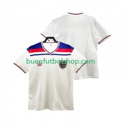 Camiseta de Fútbol Inglaterra Retro 1982 Primera Equipación Manga Corta Hombre