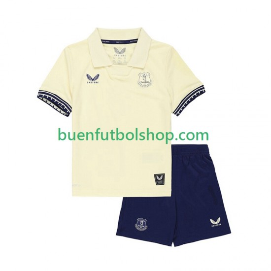 Camiseta de Fútbol Everton 2025-2026 Segunda Equipación Manga Corta Niño