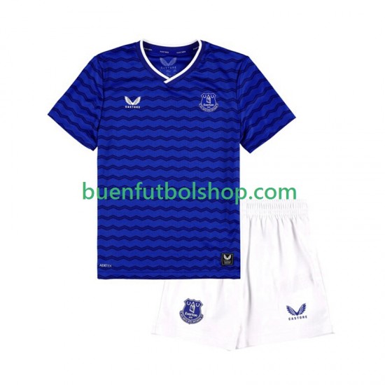 Camiseta de Fútbol Everton 2025-2026 Primera Equipación Manga Corta Niño