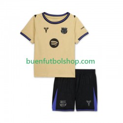 Camiseta de Fútbol FC Barcelona 2025-2026 Segunda Equipación Manga Corta Niño