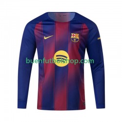 Camiseta de Fútbol FC Barcelona 2025-2026 Primera Equipación Manga Larga Hombre