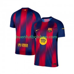 Camiseta de Fútbol FC Barcelona 2025-2026 Primera Equipación Manga Corta Hombre