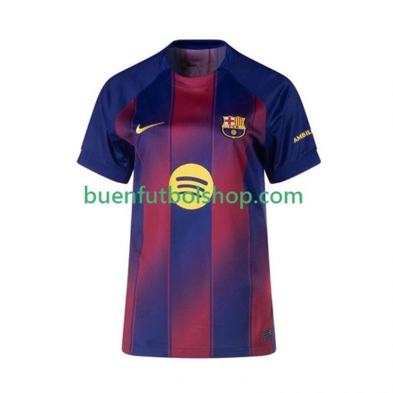 Camiseta de Fútbol FC Barcelona 2025-2026 Primera Equipación Manga Corta para Mujer Camiseta de Fútbol FC Barcelona 2025-2026 Primera Equipación Manga Corta para Mujer