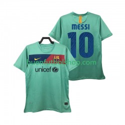 Camiseta de Fútbol FC Barcelona Lionel Messi 10 Retro 2010 2011 Segunda Equipación Manga Corta Hombre