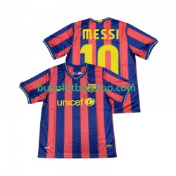 Camiseta de Fútbol FC Barcelona Lionel Messi 10 Retro 2009 2010 Primera Equipación Manga Corta Hombre