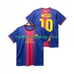 Camiseta de Fútbol FC Barcelona Lionel Messi 10 Retro 2012 2013 Primera Equipación Manga Corta Hombre