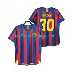 Camiseta de Fútbol FC Barcelona Lionel Messi 30 Retro 2005 2006 Primera Equipación Manga Corta Hombre