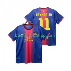 Camiseta de Fútbol FC Barcelona Neymar JR 11 Retro 2012 2013 Primera Equipación Manga Corta Hombre
