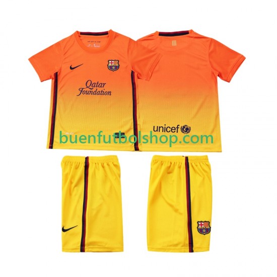 Camiseta de Fútbol FC Barcelona Retro 2012 2013 Segunda Equipación Manga Corta Niño Camiseta de Fútbol FC Barcelona Retro 2012 2013 Segunda Equipación Manga Corta Niño