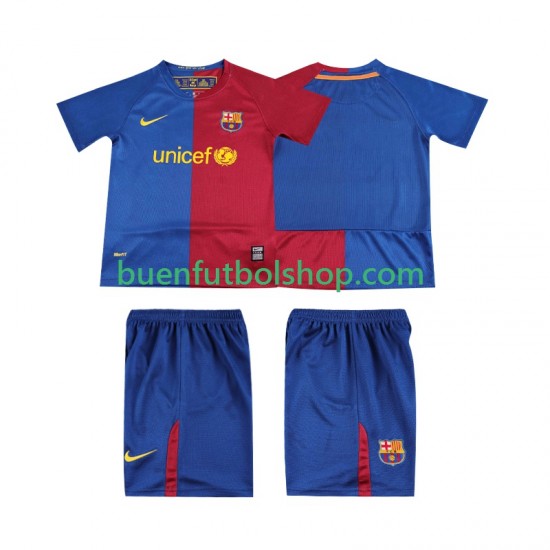 Camiseta de Fútbol FC Barcelona Retro 2008 2009 Primera Equipación Manga Corta Niño Camiseta de Fútbol FC Barcelona Retro 2008 2009 Primera Equipación Manga Corta Niño