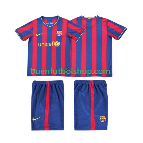 Camiseta de Fútbol FC Barcelona Retro 2009 2010 Primera Equipación Manga Corta Niño Camiseta de Fútbol FC Barcelona Retro 2009 2010 Primera Equipación Manga Corta Niño