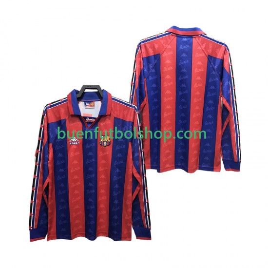 Camiseta de Fútbol FC Barcelona Retro 1996 1997 Primera Equipación Manga Larga Hombre Camiseta de Fútbol FC Barcelona Retro 1996 1997 Primera Equipación Manga Larga Hombre