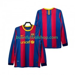 Camiseta de Fútbol FC Barcelona Retro 2010 2011 Primera Equipación Manga Larga Hombre Camiseta de Fútbol FC Barcelona Retro 2010 2011 Primera Equipación Manga Larga Hombre