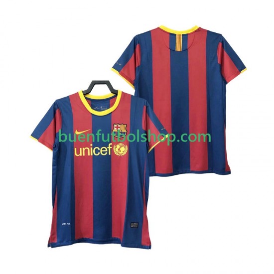 Camiseta de Fútbol FC Barcelona Retro 2010 2011 Primera Equipación Manga Corta Hombre Camiseta de Fútbol FC Barcelona Retro 2010 2011 Primera Equipación Manga Corta Hombre