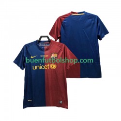 Camiseta de Fútbol FC Barcelona Retro Champions League 2008 2009 Primera Equipación Manga Corta Hombre