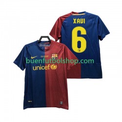 Camiseta de Fútbol FC Barcelona XAVI 6 Retro Champions League 2008 2009 Primera Equipación Manga Corta Hombre Camiseta de Fútbol FC Barcelona XAVI 6 Retro Champions League 2008 2009 Primera Equipación Manga Corta Hombre