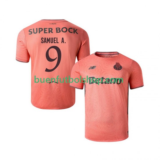 Camiseta de Fútbol FC Porto Samu Aghehowa 9 2025-2026 Segunda Equipación Manga Corta Hombre Camiseta de Fútbol FC Porto Samu Aghehowa 9 2025-2026 Segunda Equipación Manga Corta Hombre