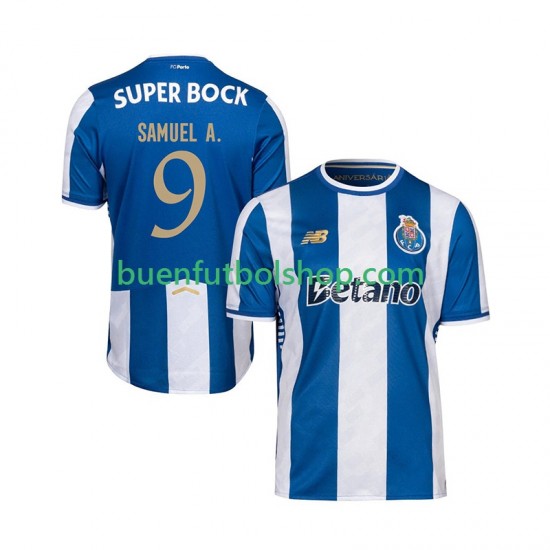 Camiseta de Fútbol FC Porto Samu Aghehowa 9 2025-2026 Primera Equipación Manga Corta Hombre Camiseta de Fútbol FC Porto Samu Aghehowa 9 2025-2026 Primera Equipación Manga Corta Hombre