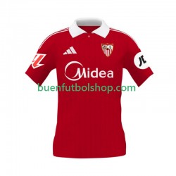 Camiseta de Fútbol Sevilla FC 2025-2026 Segunda Equipación Manga Corta Hombre