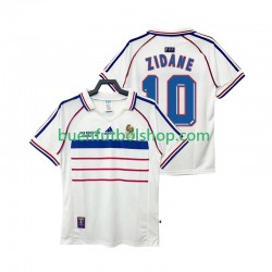 Camiseta de Fútbol Francia ZIDANE 10 Retro 1998 Segunda Equipación Manga Corta Hombre Camiseta de Fútbol Francia ZIDANE 10 Retro 1998 Segunda Equipación Manga Corta Hombre