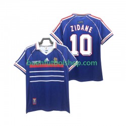 Camiseta de Fútbol Francia ZIDANE 10 Retro 1998 Primera Equipación Manga Corta Hombre Camiseta de Fútbol Francia ZIDANE 10 Retro 1998 Primera Equipación Manga Corta Hombre