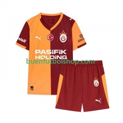 Camiseta de Fútbol Galatasaray 2025-2026 Primera Equipación Manga Corta Niño