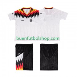 Camiseta de Fútbol Alemania Retro 1994 Primera Equipación Manga Corta Niño