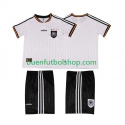 Camiseta de Fútbol Alemania Retro 1996 Primera Equipación Manga Corta Niño
