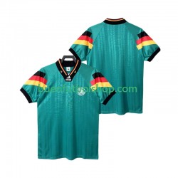 Camiseta de Fútbol Alemania Retro 1992 Segunda Equipación Manga Corta Hombre