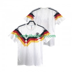 Camiseta de Fútbol Alemania Retro 1990 Primera Equipación Manga Corta Hombre