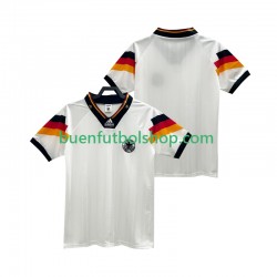 Camiseta de Fútbol Alemania Retro 1992 Primera Equipación Manga Corta Hombre
