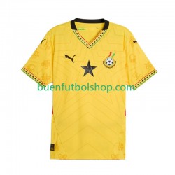 Camiseta de Fútbol Ghana 2025 Segunda Equipación Manga Corta Hombre Camiseta de Fútbol Ghana 2025 Segunda Equipación Manga Corta Hombre