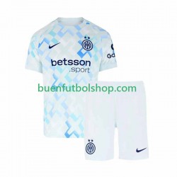 Camiseta de Fútbol Inter Milan 2025-2026 Segunda Equipación Manga Corta Niño