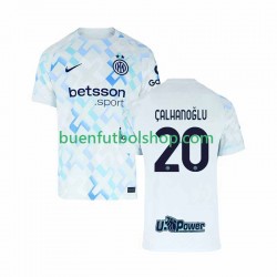 Camiseta de Fútbol Inter Milan Hakan Calhanoglu 20 2025-2026 Segunda Equipación Manga Corta Hombre