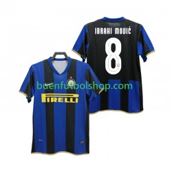 Camiseta de Fútbol Inter Milan Ibrahimovic 8 Retro Champions League 2008 2009 Primera Equipación Manga Corta Hombre