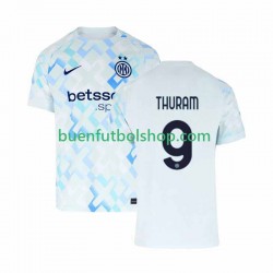 Camiseta de Fútbol Inter Milan Marcus Thuram 9 2025-2026 Segunda Equipación Manga Corta Hombre