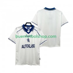 Camiseta de Fútbol Inter Milan Retro 1998 2000 Segunda Equipación Manga Corta Hombre