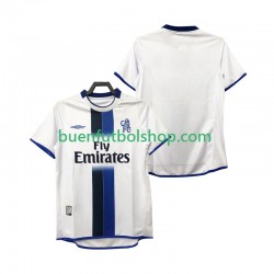 Camiseta de Fútbol Inter Milan Retro 2003 2004 Segunda Equipación Manga Corta Hombre